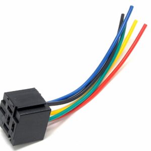 Base pour relais type Bosch avec fil de 15 cm