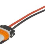 Support en céramique avec fil pour ampoule 9006