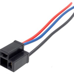 Base pour ampoule H4 3 contacts avec fil de 15 cm