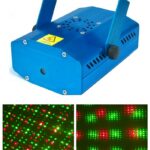 Mini-éclairage (laser) avec DELs rouges et verts.