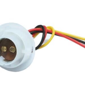 Support double plastique BAY15D avec fil de 15 cm