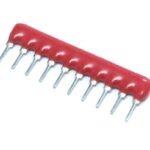 Ensemble de 9 résistances SIP 4700 Ohms