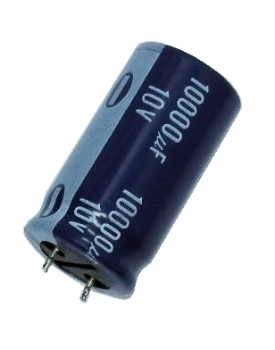 Condensateur polarisé 10 000 μF à 10 VDC 85°C