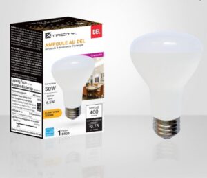 Ampoule au DEL graduelle de 7 Watts (remplace une ampoule de 50W) Blanc brillant