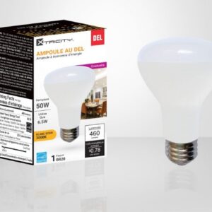 Ampoule au DEL graduelle de 7 Watts (remplace une ampoule de 50W) Blanc brillant