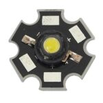 Del de 1 Watt Surface mount blanc