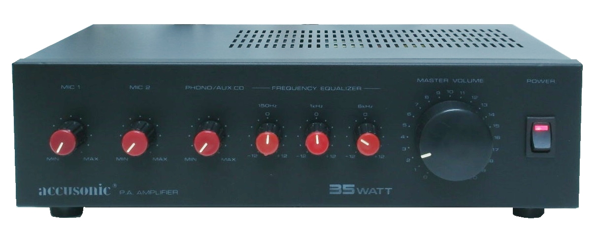 Amplificateur de sono avec mélangeur de micro -35W