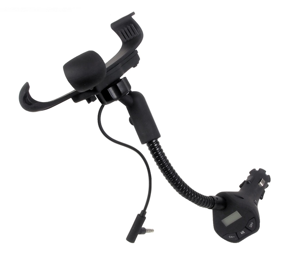 SUPPORT DE VOITURE AVEC TRANSMETTEUR FM