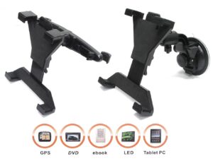 Support à deux fonctions pour voiture pour tablette, lecteur DVD portatif, GPS