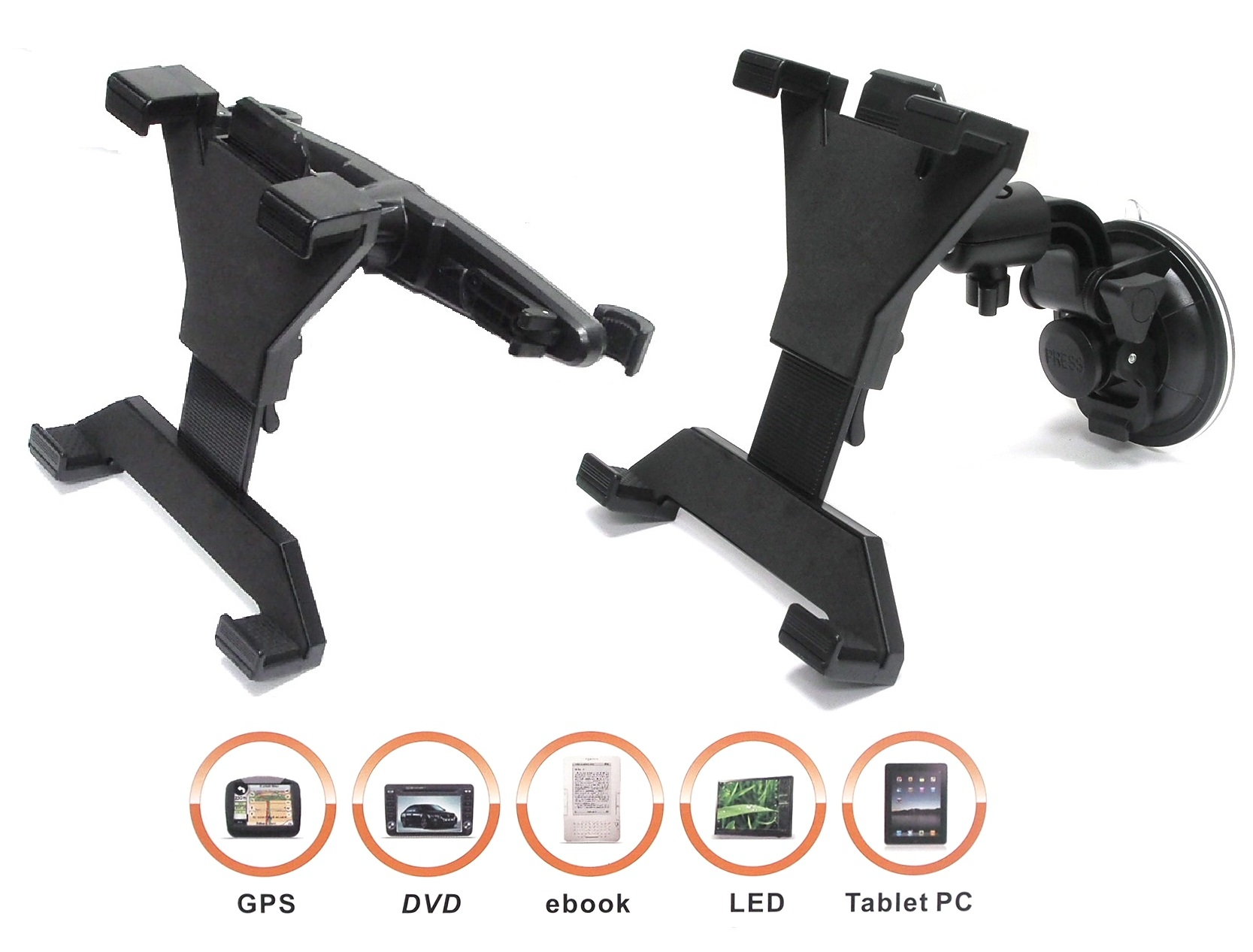 SUPPORT POUR AUTO TABLETTE, PC, GPS, DVD