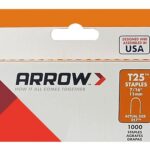 Boite de 1000 agrafes Arrow T25 7/16"