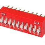 Micro interrupteur DIP On-Off 10.P.S.T.