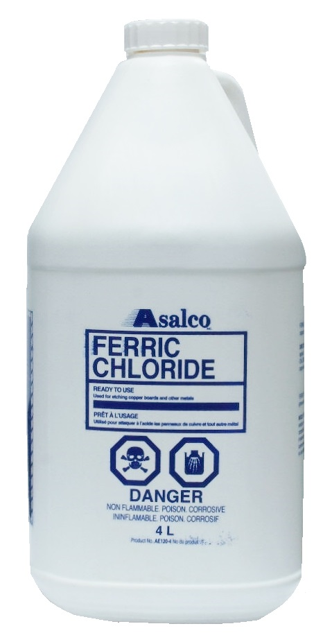 Ferric chloride prêt à l'usage, 4 litres