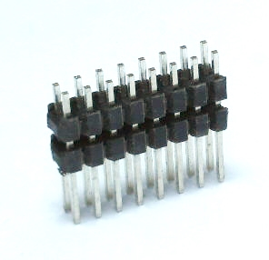 Header mâle 0.100" 8 contacts x 2 pour PCB
