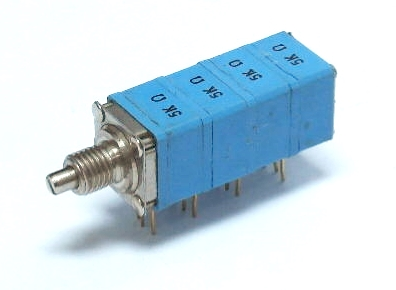 Potentiomètre 4 x 5 Kohms