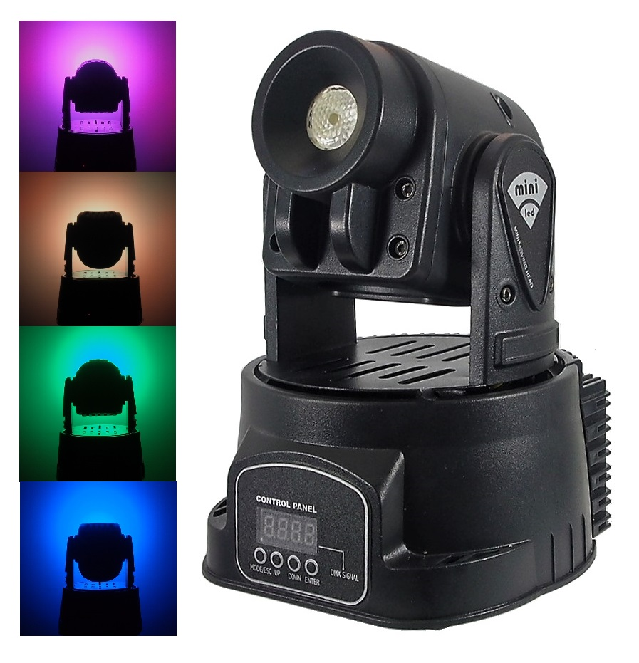Mini Projecteur "Moving head" (RGB)