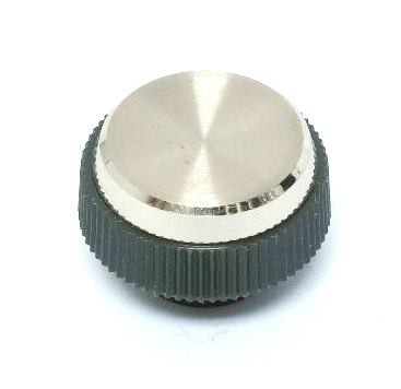 Bouton de contrôle avec dessus chromé