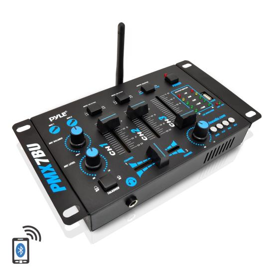 PMX7BU Table de mixage à 3 canaux  BLUETOOTH