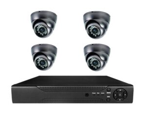 Enregistreur NVR avec 4 caméras IP POE 720P 1.0 MP