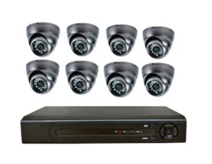 Enregistreur NVR avec 8 caméras IP POE 720P 1.0 MP