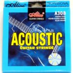 Corde en acier pour guitare acoustique.