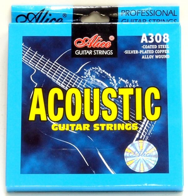 Corde en acier pour guitare acoustique.