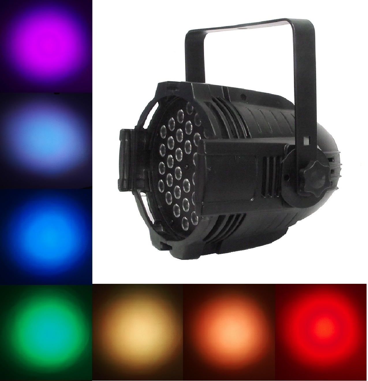 Projecteur PAR au DEL 36 x 3 Watts (RGB)