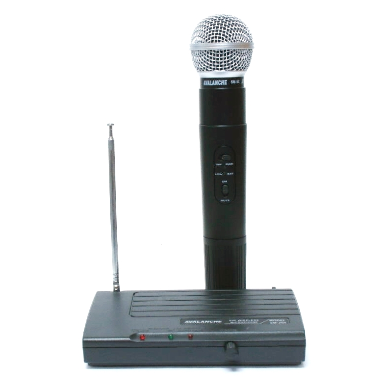 Microphone sans-fils unidirectionnel / récepteur