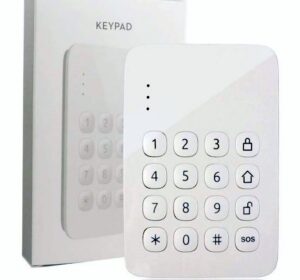 Clavier de commende pour système d'alarme. Fréquence RF: 433MHz