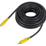 Câble vidéo coaxial avec fiches RCA - 35 pieds