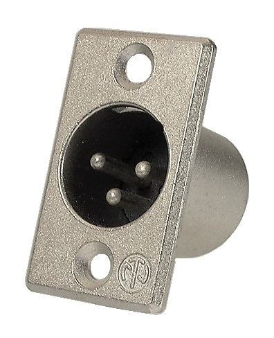 PRISE NEUTRIK XLR CHASSIS 3 CONTACTS MALE