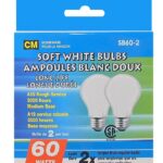 Ampoules longue durée blanc doux 60 WATTS, A19 service robuste
