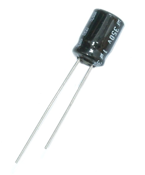 Condensateur  polarisé / 1 uF - 350 Volts 105°C