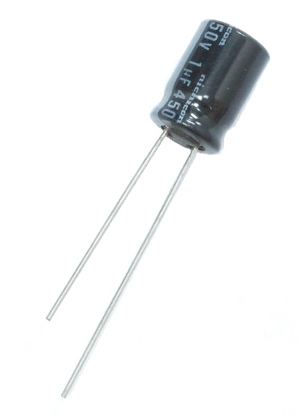 Polarized capacitor / 1 μF - 450 VDC 105°C