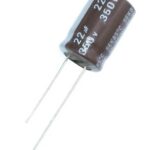 Condensateur polarisé  / 22 µF à 350 VDC 85°C