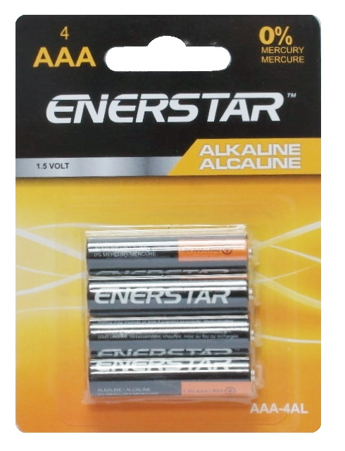 Paquet de 4 piles AAA alcaline