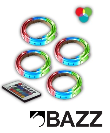 ENSEMBLE DE 4 BANDES AU DELCOULEUR 24'' CHAQUE