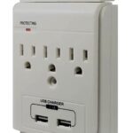 Multiprise électrique avec 2 ports USB