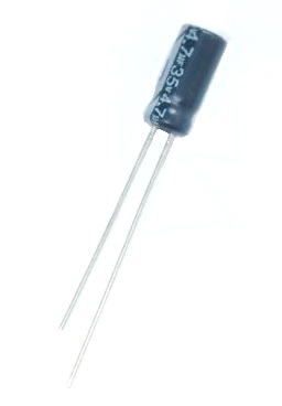 Condensateur polarisé  / 4.7 μF à 35 VDC 85°C