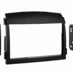 Ensemble de fixation de radio pour voiture de modèle Hyundai Sonata 2006-2008 (95-7320).  Pour radio de format double DIN.