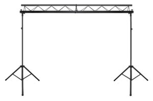 Pont d'éclairage à monture avec traverses triangulaires