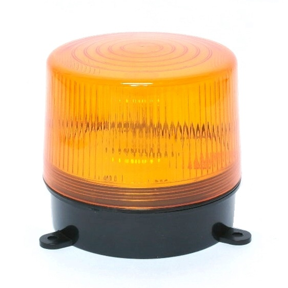 Lumière stroboscopique (strobe light) jaune