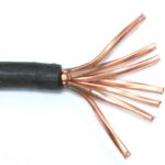 Fil 1 conducteur 3 AWG multibrins noir