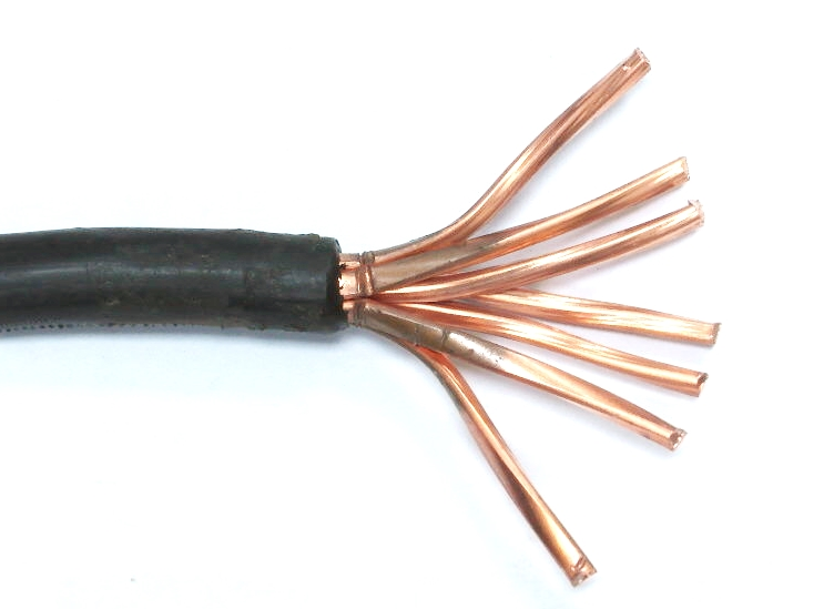 Fil 1 conducteur 3 AWG multibrins noir