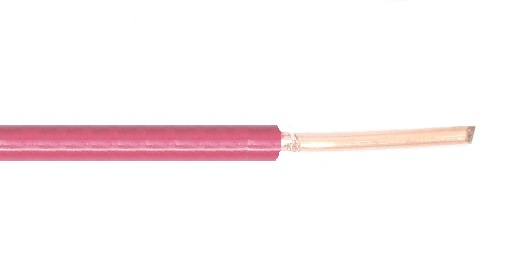 Fil 1 conducteur 14 AWG monobrin rouge