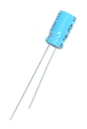 Condensateur polarisé 47 μF à 16 VDC 85°C