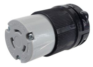 Connecteur twist. Prise d'extension, 20A / 250V, 2 pôles, 3 contacts