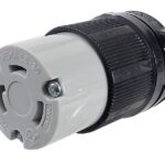 Connecteur femelle de type twis  lock . Prise d'extension. 30A / 125 VAC / 3 contacts