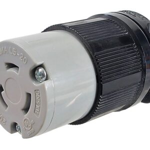 Connecteur femelle de type twist lock. Prise d'extension - 20A / 125 VAC / 3 contacts