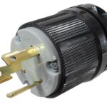 Connecteur de type Twist lock 30A / 250V à 3 contacts
